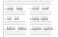 Cursive Writing For 5th Graders Name Tracing Generator Free