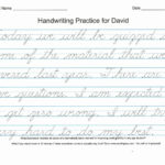 Cursive Writing Practice Pdf Luxury Free Cursive Handwriting Workshee