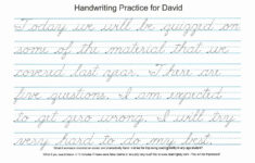 Cursive Writing Practice Pdf Luxury Free Cursive Handwriting Workshee
