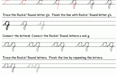 Cursive Writing Worksheets