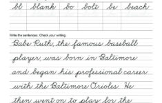 Cursive Writing Worksheets For Adults Pdf And English Cursive