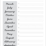 Days Months Free Printables Universal Publishing Blog