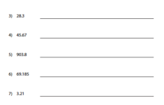 Decimals In Expanded Form Worksheets Expanded Form Decimals