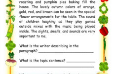 Descriptive Paragraph Worksheet
