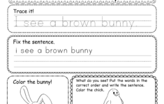 Easter Writing Worksheet For Kindergarten