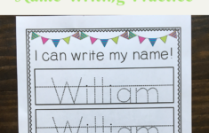 Editable Name Tracing Practice Name Writing Practice Writing