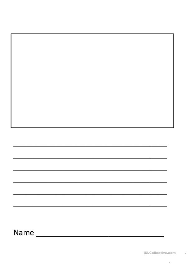 Elementary Writing Template Worksheet Free ESL Printable Worksheets 