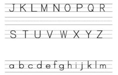 English Alphabet Worksheet For Kindergarten Alphabet Writing Practice