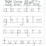English Print Abc A To Z Lower Case 001 Alphabet Tracing Worksheets