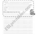 English Worksheets Writing A Simple Story Outline