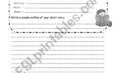 English Worksheets Writing A Simple Story Outline