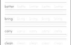 English Writing Practice Worksheets Pdf