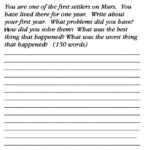 Esl Creative Writing Worksheets Free Worksheets Samples