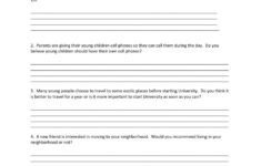 Essay Writing An Introduction Worksheet