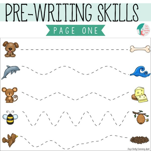 Essential Pre Writing Skills I Can Trace Lines Liz s Early Learning Spot