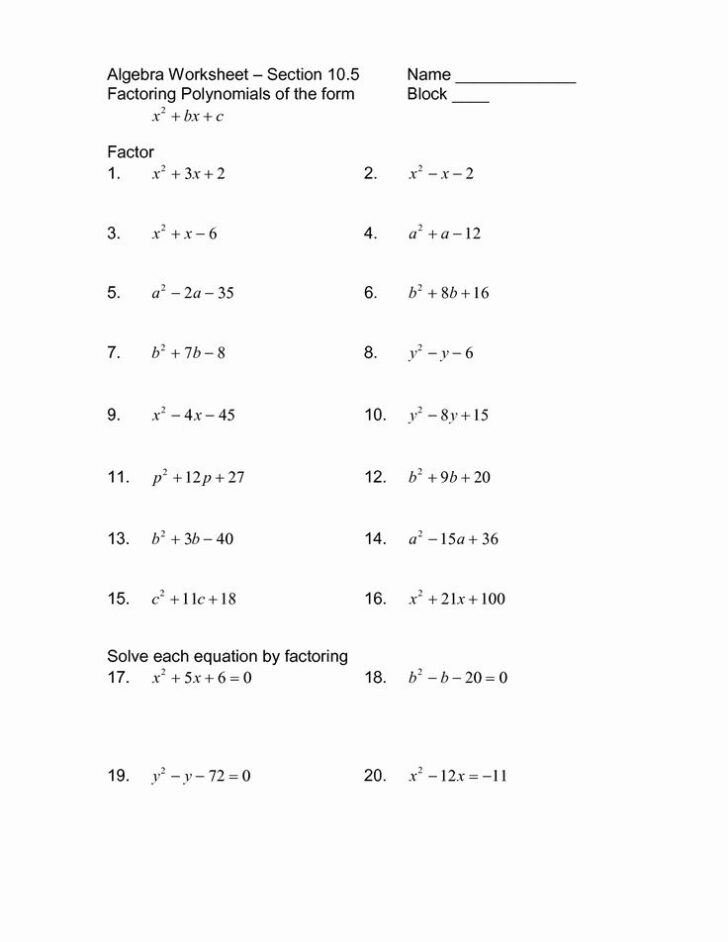 Algebra 2 Writing Polynomial Equations Worksheet Answer Key