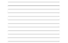 Fourth Grade Lined Writing Paper Cursive Handwriting Worksheets