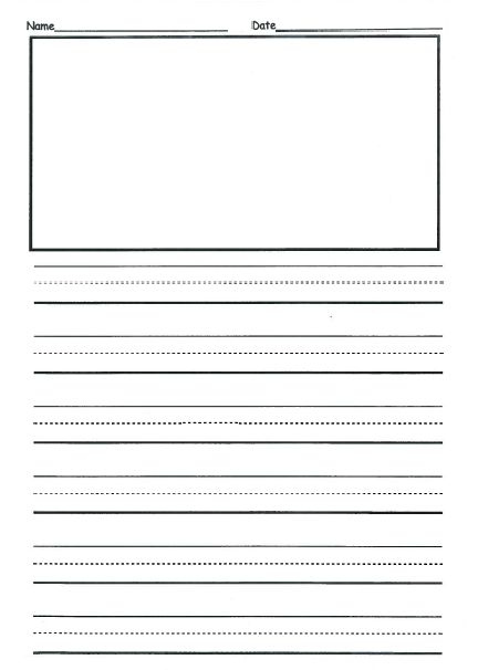 2nd Grade Writing Paper Template