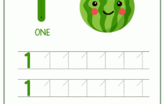 Free ESL Printable Number 1 English Worksheets And Exercises For Kids