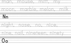 Free Handwriting Worksheets For Kids Activity Shelter