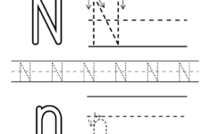 Free Letter N Alphabet Learning Worksheet For Preschool