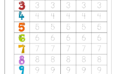 Free Math Worksheets Number Tracing And Writing 1 10 Number