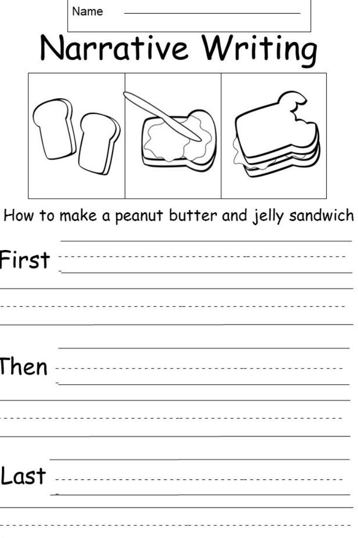 Free Narrative Writing With Images Narrative Writing First Grade 