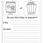 Free Opinion Writing Printable Kindermomma Kindergarten Writing