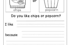 Free Opinion Writing Worksheet Kindermomma Kindergarten Writing