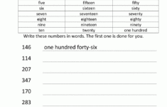 Free Place Value Worksheets Reading And Writing 3 Digit Numbers