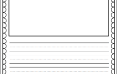 Free Primary Lined Writing Paper With Drawing Art Box Free4Classrooms