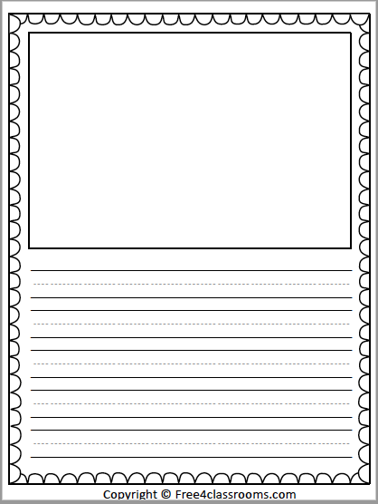 Kindergarten Drawing And Writing Worksheets