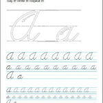 Free Printable Cursive Handwriting Worksheets For Kids Learning How