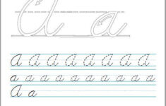 Free Printable Cursive Handwriting Worksheets For Kids Learning How