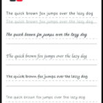 Free Printable Handwriting Practice Worksheets For Adults PDF