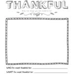 Free Printable I Am Thankful For Worksheet Tulamama