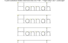 Free Printable Kindergarten Name Writing Worksheets Handwriting