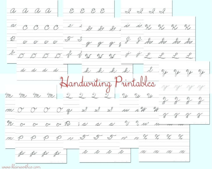 Free Printable Left Handed Worksheets | Writing Worksheets