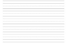 Free Printable Lined Paper Handwriting Paper Template Paper Trail