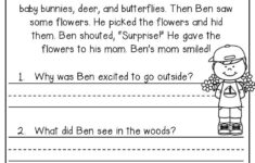 Free Printable Reading Comprehension Worksheets For 2nd Graders