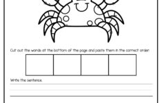 Free Printable Sentence Building Worksheets For Kindergarten Learning
