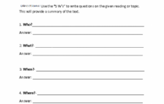 Free Printable Summarizing Worksheets 4Th Grade Lexia s Blog