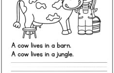 Free Sentence Writing Copy The Correct Sentence 1st Grade Writing