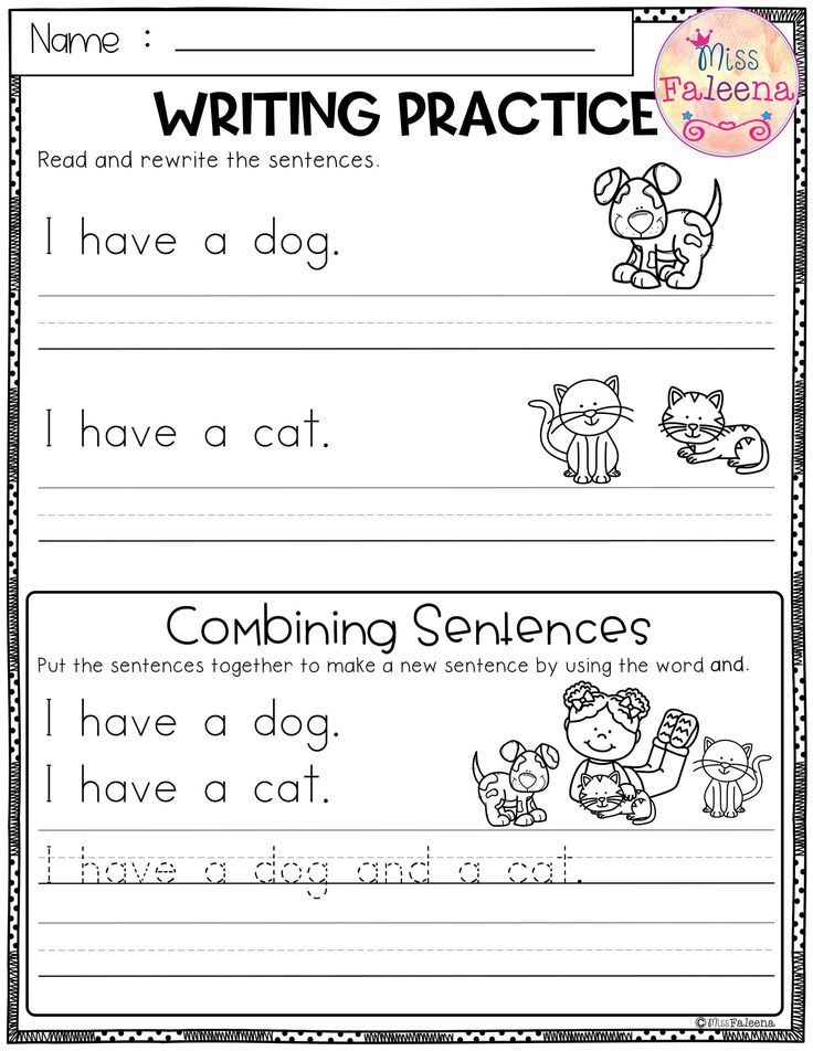 Free Writing Practice Combining Sentences Writing Sentences 