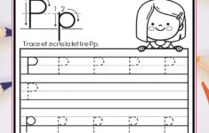 French Alphabet Handwriting Practice Worksheets Alphabet Handwriting
