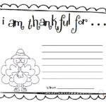 Fun For First Make An I Am Thankful List