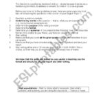 Functional Writing Formats ESL Worksheet By Freespirit1131