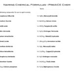 Gallery For Naming Covalent Compounds Worksheet Binary Ionic Free