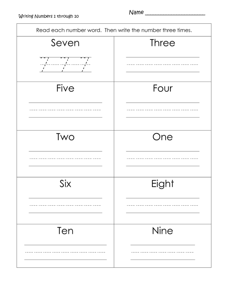 Writing Practice Worksheets For Grade 1 | Writing Worksheets