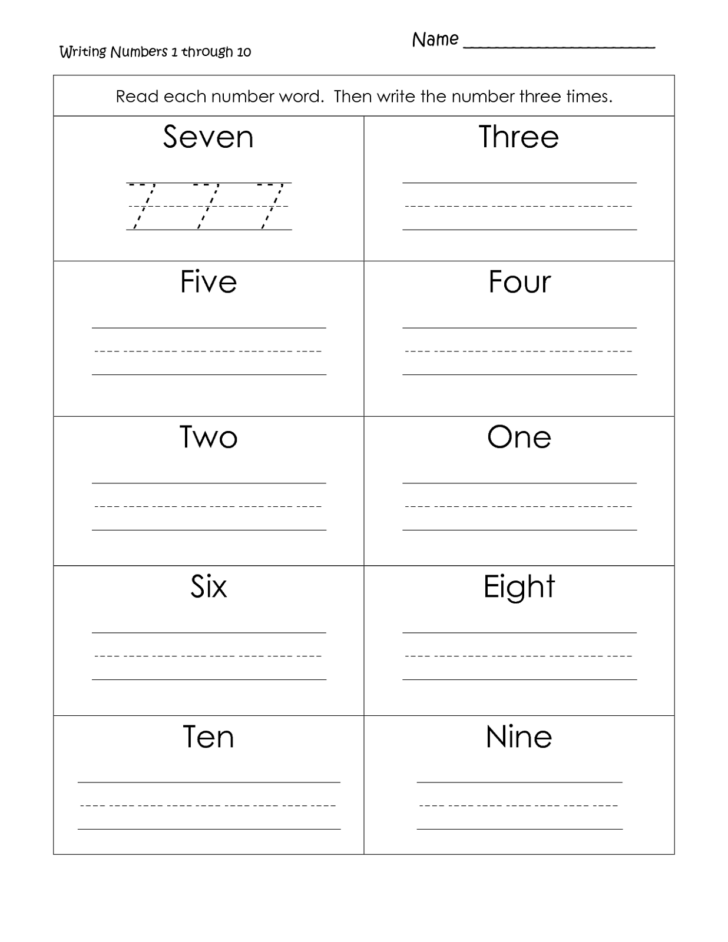 Writing For Grade 1 Worksheets